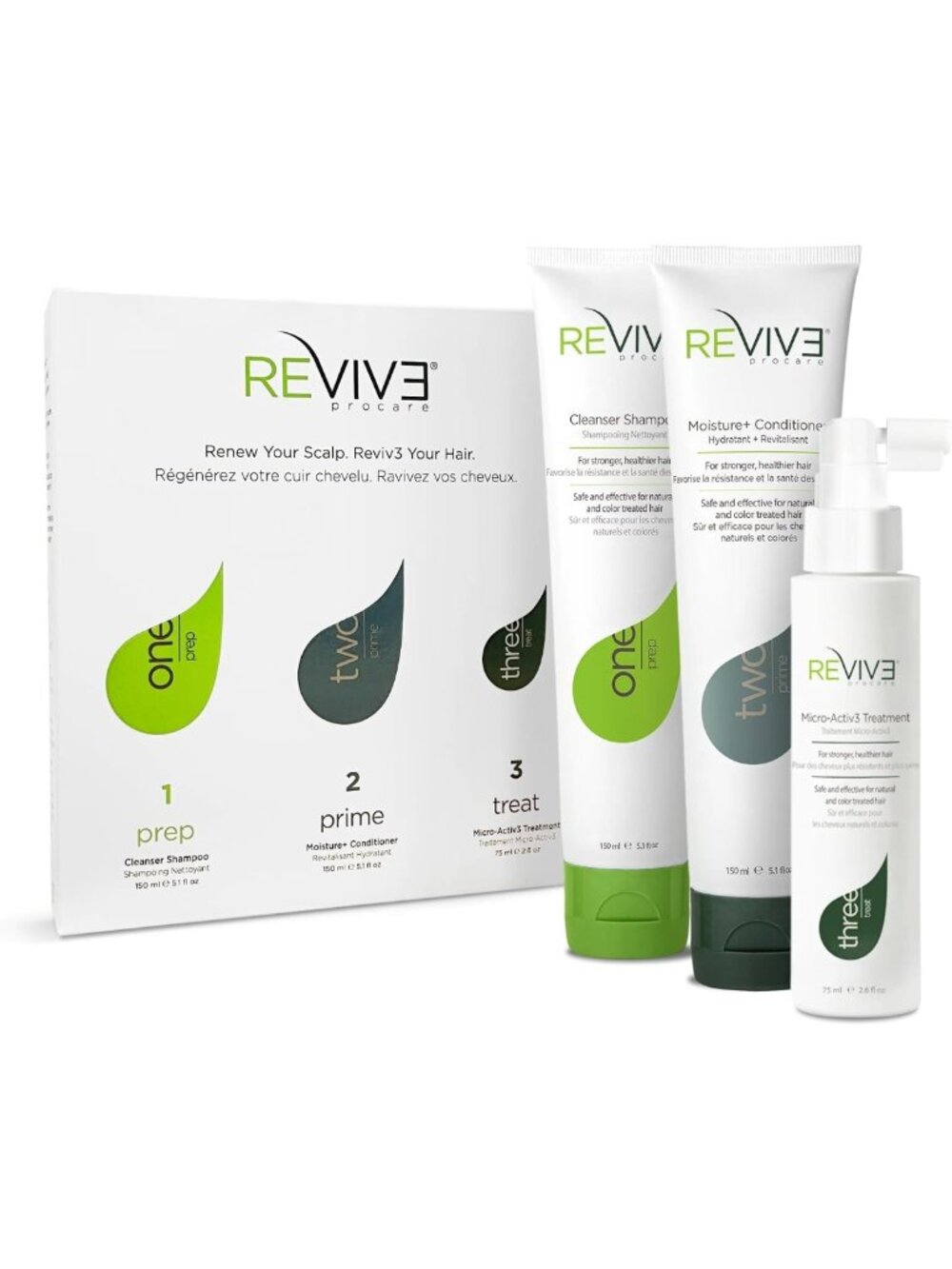 Revitalizing 3-Part Hair Regrowth Shampoo for Thinning Hair & Volume Boost